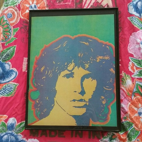 Vintage Wall Decor 978 Doors Band Jim Morrison Pop Art Light My